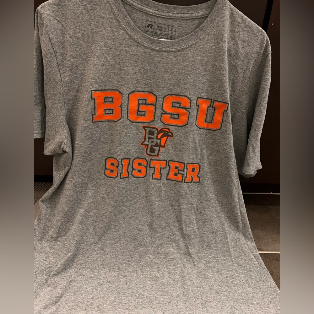 Gray BGSU sister t-shirt